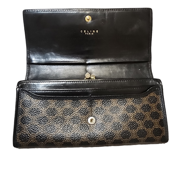 Celine Vintage Long Wallet Snap Closure - Picture 5 of 13